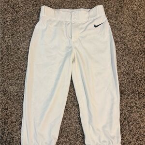 Nike Kids White Athletic Bottoms